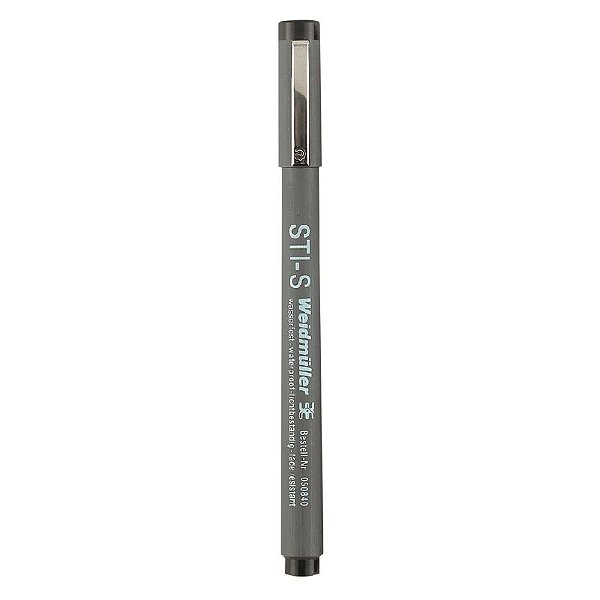 WEIDMÜLLER STI-S – Caneta para Gravação e Identificação, Cor Preta (0.1 mm)