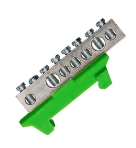 LEGRAND BT-12 – Barra de Terra Verde 12 Conexões 16 mm² 660 V