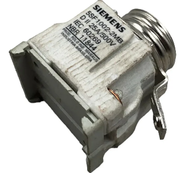 Siemens 5SF10022MB – Base de Fusível Diazed DII Fixação Rápida 25A 500 V