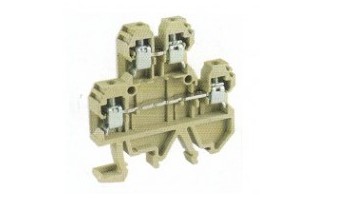 WEIDMÜLLLER DK 4 EN PA EX - Conector Duplo de Passagem 4mm² | Linha SAK - Conexão Parafuso