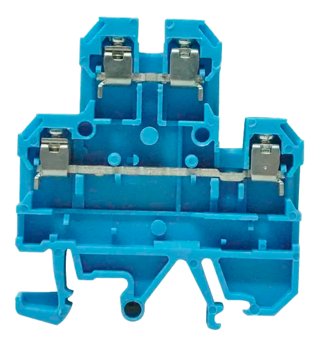 WEIDMÜLLER DK 4Q EN PA – Conector Duplo de Passagem Independente 4 mm² | Linha SAK – Conexão Parafuso