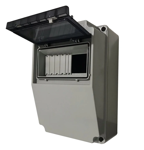 STECK S.18.8P – Quadro de Distribuição 2 Tomadas e 8 Disjuntores IP67 | Shock Box