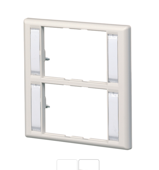 HELLERMANN FPPAB4 – Faceplate para 4 Saídas RJ-45