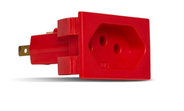 STECK S862 – Tomada de Painel 2P+T 250V Conexão Fast-On IP20 | Kick