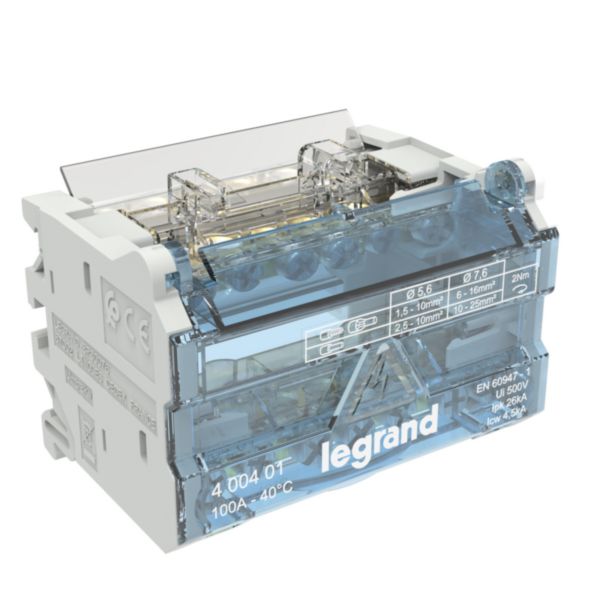 LEGRAND BLOCO DISTR 2P 100A 4M 04880