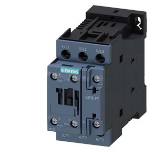 SIEMENS 3RT20 CONTATOR POT AC3 9A 1NA+1NF 24VCC
