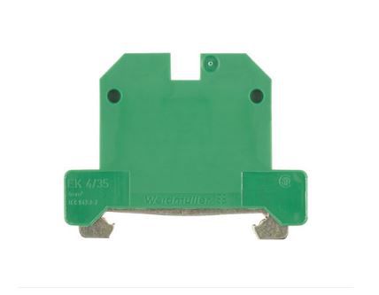 WEIDMÜLLER EK 4/35 – Conector de Terra com Parafuso 4 mm²