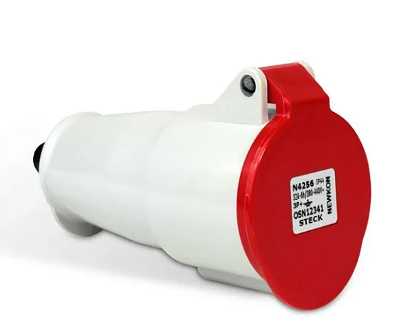 STECK N4256 – Acoplador Vermelho 32A 3P+T 380/440V 6H IP44 | Newkon