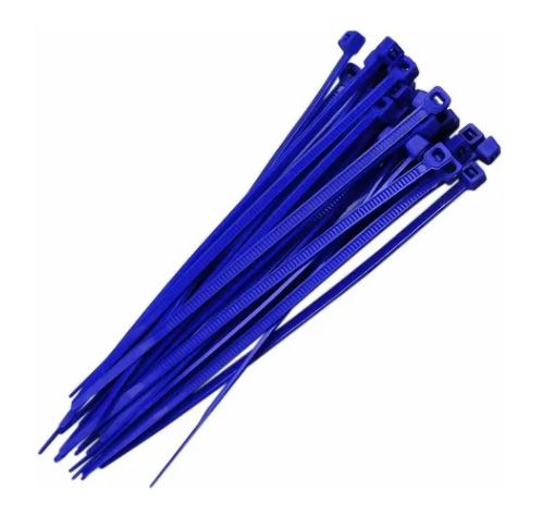 HELLERMANN Abraçadeira MCT18R - Azul - Abraçadeira Detectável 100 X 2,5mm Pacote com 100 Unidades 010114959