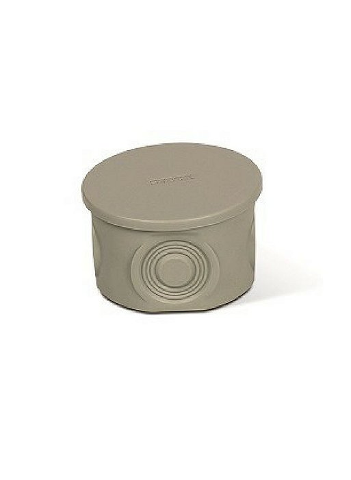 STECK SSX065 – Caixa de Passagem Redonda PVC Ø65 mm Cega com Marcação | IP44