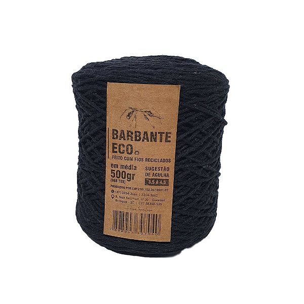 Barbante Eco-Fischer-Preto