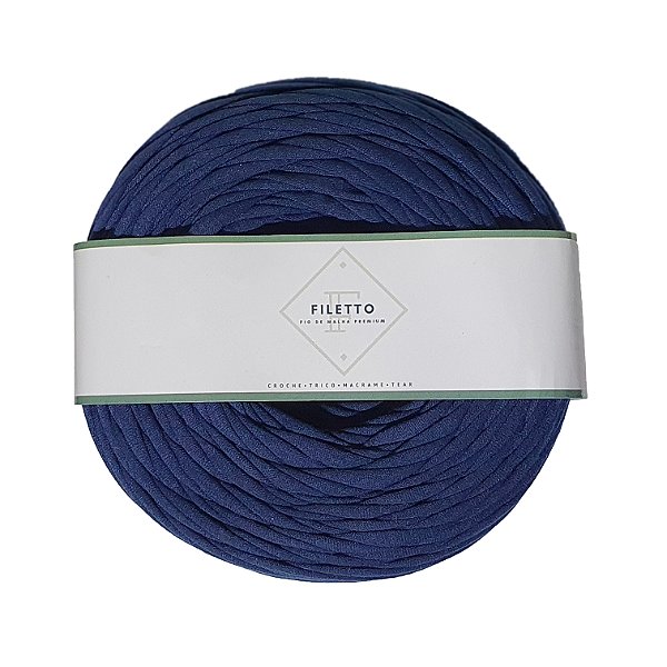 Fio de Malha Premium Filetto-Gran Filetto-Azul Marinho