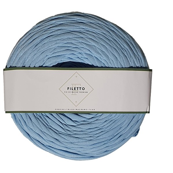 Fio de Malha Premium Filetto-Gran Filetto-Azul Pastel