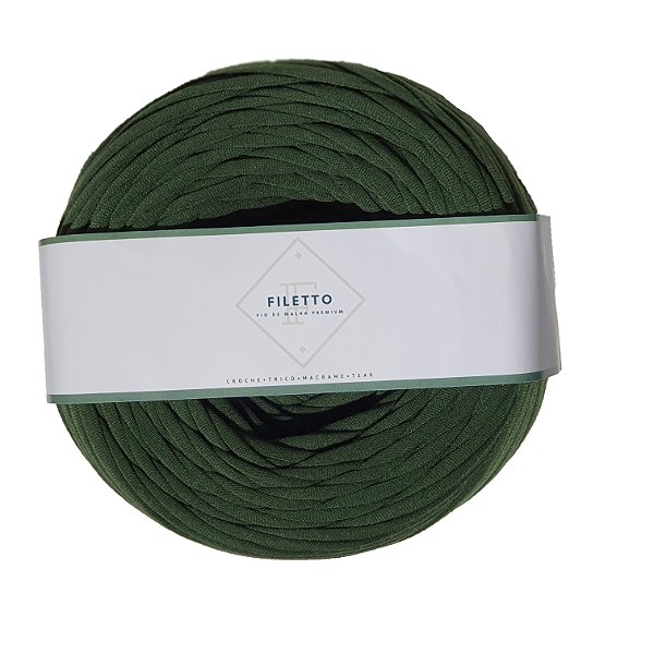 Fio de Malha Premium Filetto-Gran Filetto-Verde Militar