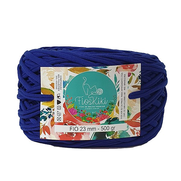 Fio de Malha Premium-Kiki-23mm-Azul Bic