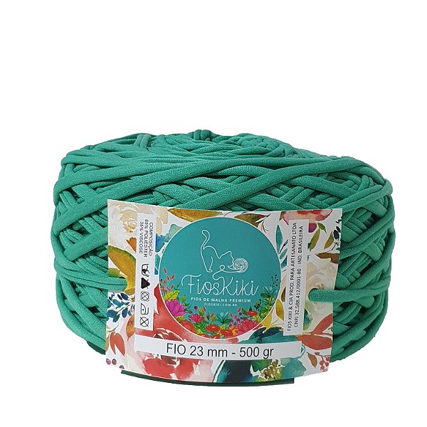 Fio de Malha Premium-Kiki-23mm-Verde Hortelã