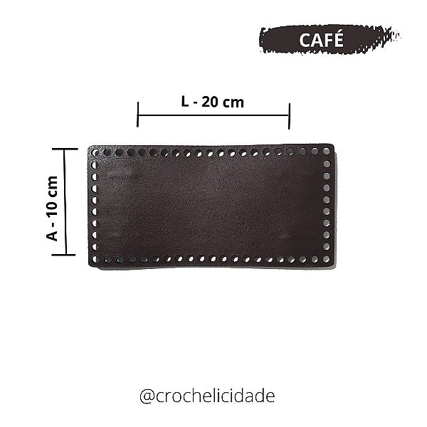 Base para Bolsa Retangular Pequena com Pezinho