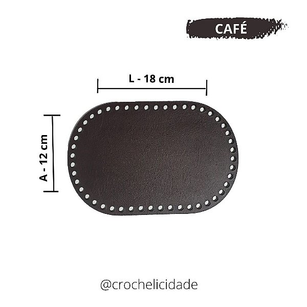 Base para Bolsa Oval Pequena sem Pezinho