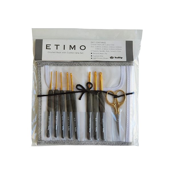 Kit de Agulhas Crochê Tulip TEG-002-Coleção Etimo Premium