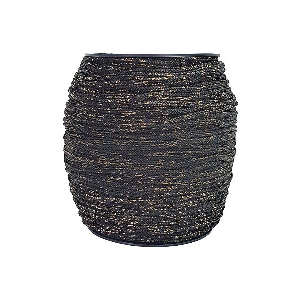 Fio Náutico 4mm HassTextil-Preto com Lurex Ouro