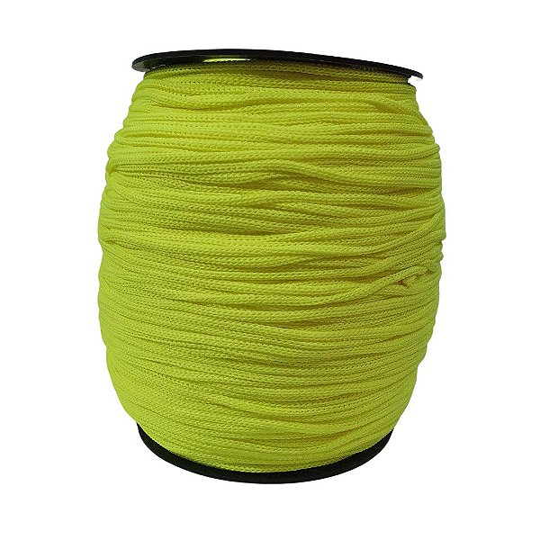 Fio de Poliéster 3mm HassTextil-160-Amarelo Neon