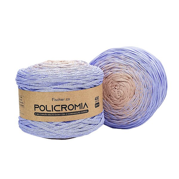 Fio PoliCromia 400mt - Cor Hortênsia - Fischer