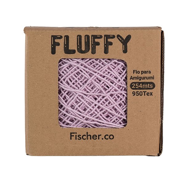 Fio  Fluffy 254mt - Cor Lavanda - Fischer