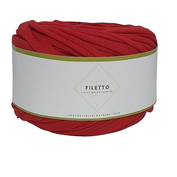 Fio de Malha Premium Filetto-Vermelho