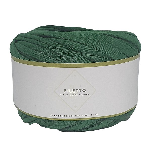 Fio de Malha Premium Filetto -Verde Bandeira