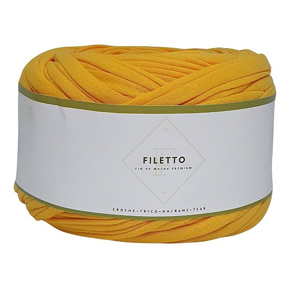 Fio de Malha Premium Filetto-Amarelo Gema