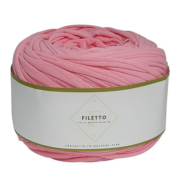 Fio de Malha Premium Filetto-Rosa Chiclete