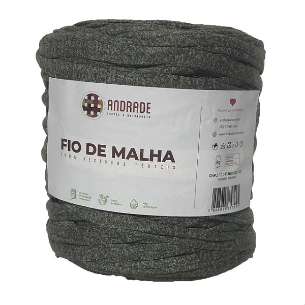 Fio de Malha Residual Andrade-Verde Mescla