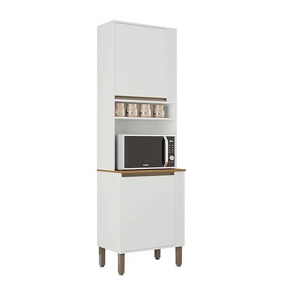 Paneleiro Torre Quente Pérola Com 2 Portas - Sallêto Branco