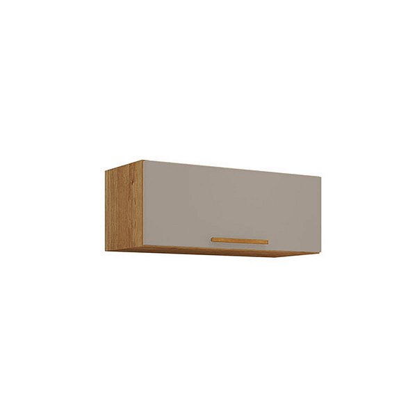 Armário Aéreo de Geladeira New Valencia - Sallêto Cinamomo/Off White