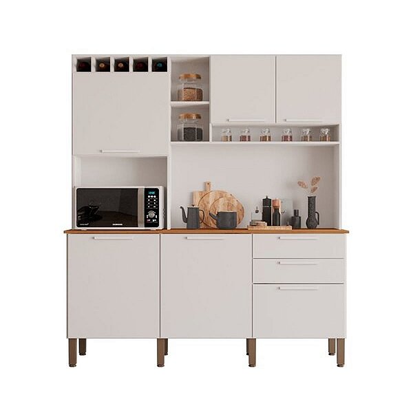 Cozinha Compacta New Topázio - Sallêto Branco