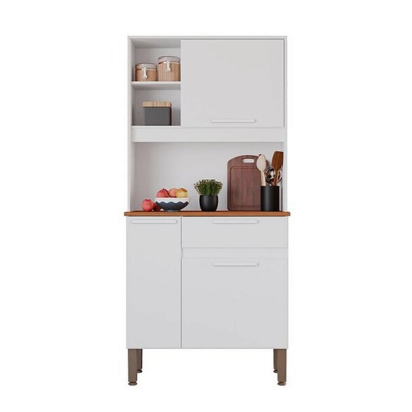 Kit De Cozinha Compacta Lia - Sallêto Branco