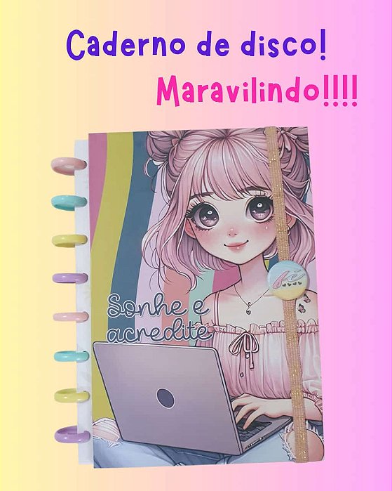 CADERNO DE DISCO