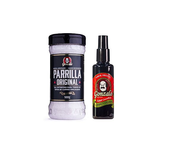 Sal de Parrilla Original c/ Fumaça Liquida Gonzalo