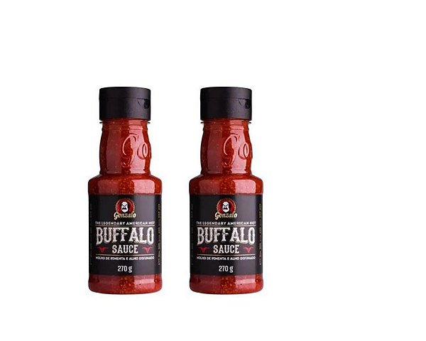 Kit 2 Molho de pimenta Buffalo sauce gonzalo