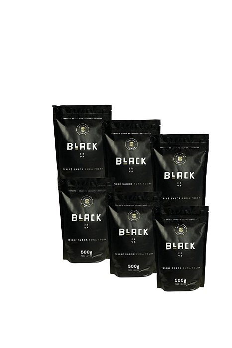 Kit 6 Erva Mate Terere Black 500 g cada- Escolha O Sabor no chat