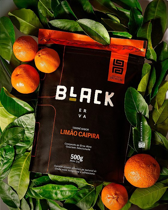 Erva mate black Limão Caipira