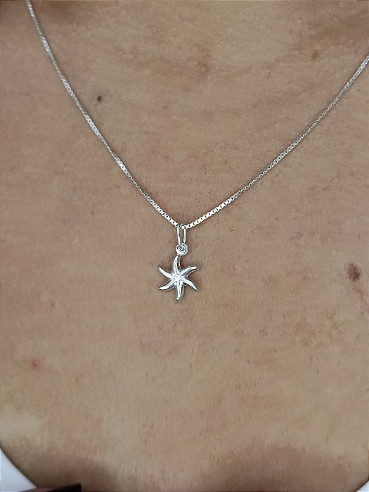 Gargantilha Estrela do Mar - Prata 925 - MC100-1872