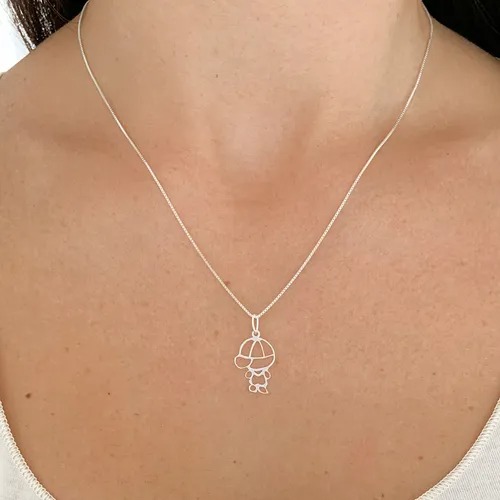 Gargantilha Menino - Prata 925 - MC201-18180