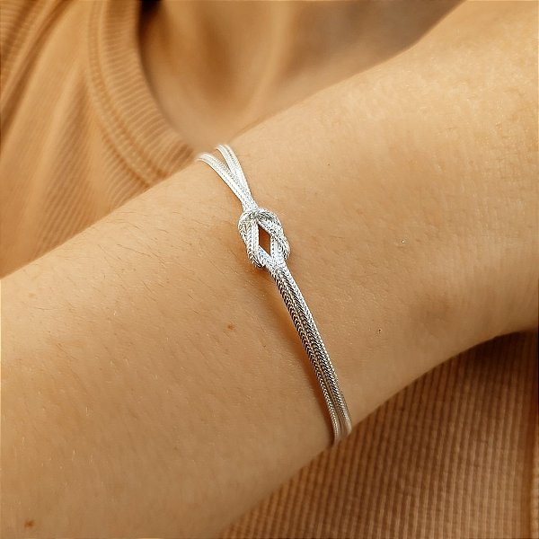Pulseira Nó - Prata 925 - MP116-26192