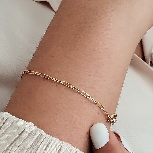 Pulseira Elo Cartier - Semijoia 18k - MP827-578