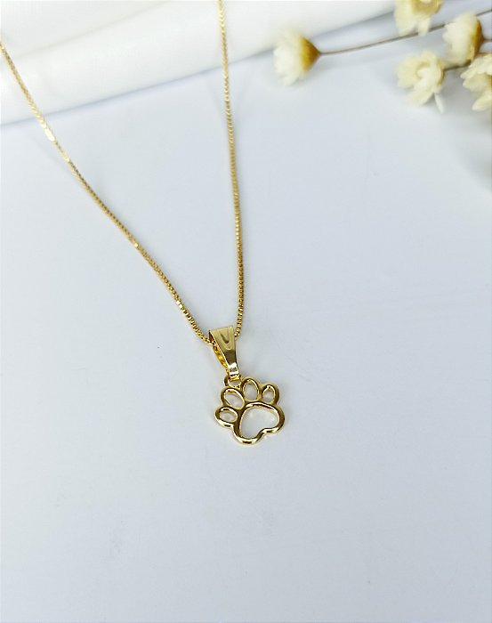 Gargantilha Pet Semijoia 18k - MC382-2174