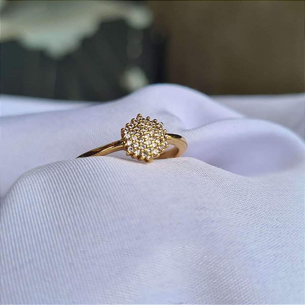 Anel Chuveirinho - Semijoia 18 k