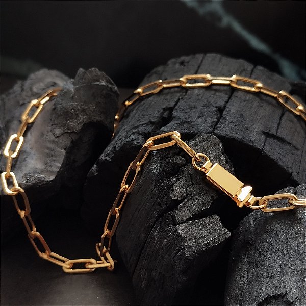 Corrente Masculina Elo Cartier - 70 cm - 4 mm