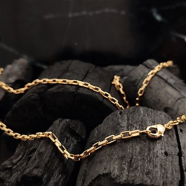 Corrente Masculina Elo Cartier - 70 cm - 3 mm