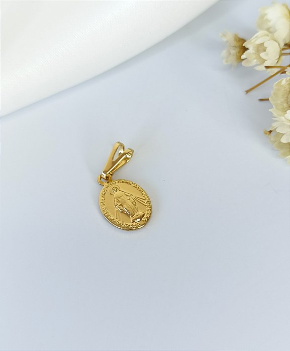 Pingente N.S Das Graças - Semijoia 18k - MPI255-330